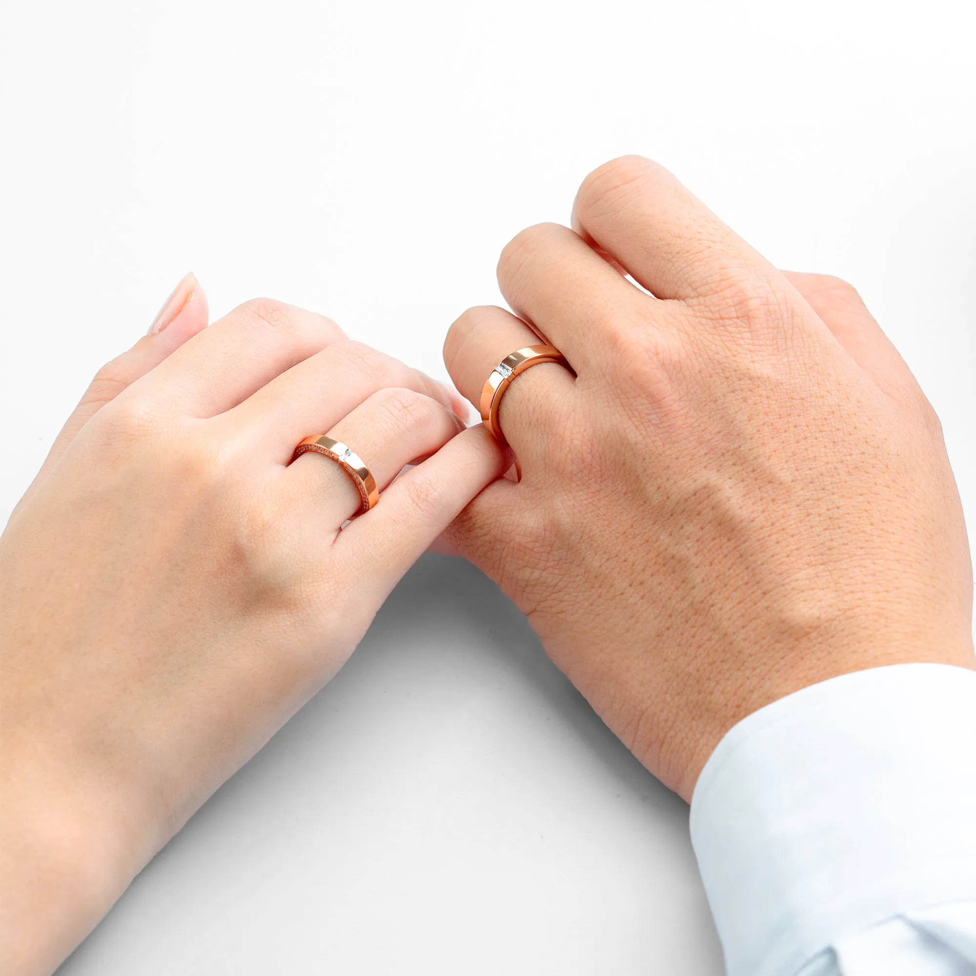 Modern Wedding Band Set NCC2015 6